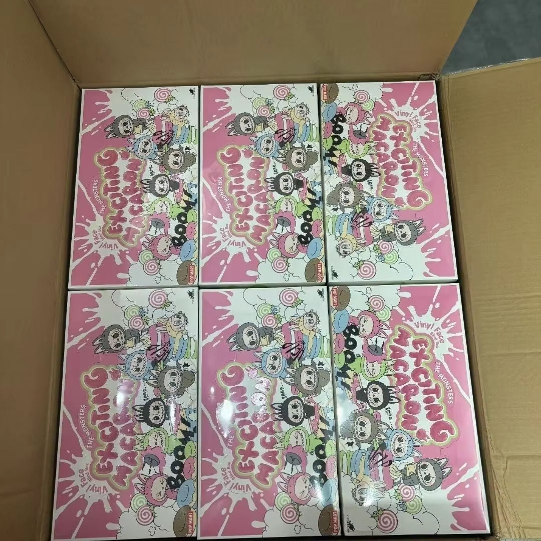 POP MART Labubu V1 Exciting Macaron Authentic Sealed cases (6per) Bulk Wholesale Discount Magic Monster Market