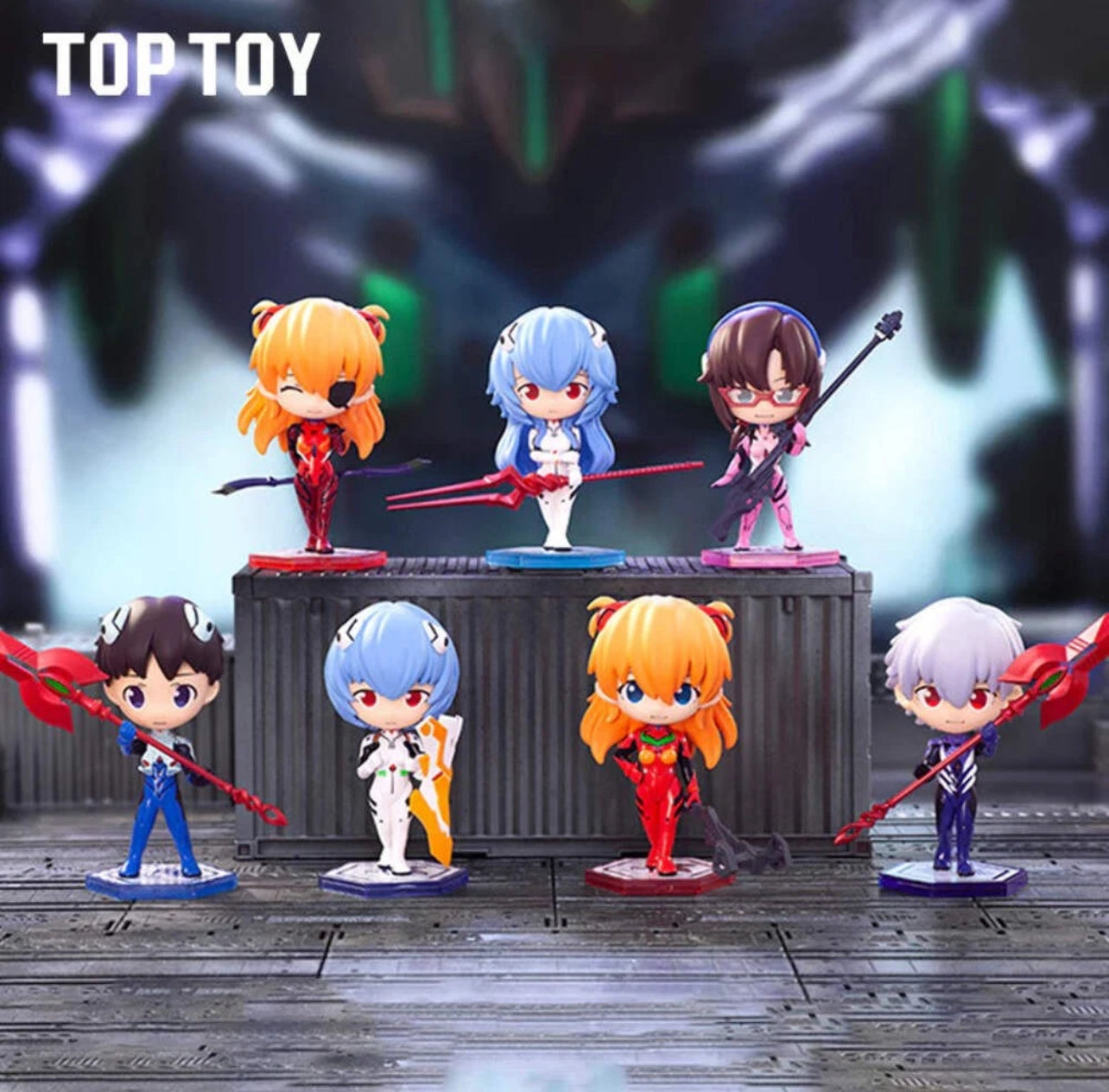 TopToy Bulk X EVA Evangelion Weapons Series Figures Blind Box Cases (6per set) MOQ 3 Case FREE SHIPPING TOP TOY