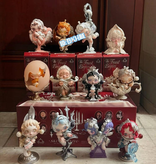 POPMART Skull Panda The Feast Begins Sealed Cases BULK (12 blind box per case) FREE SHIPPING MOQ 3 case POP MART