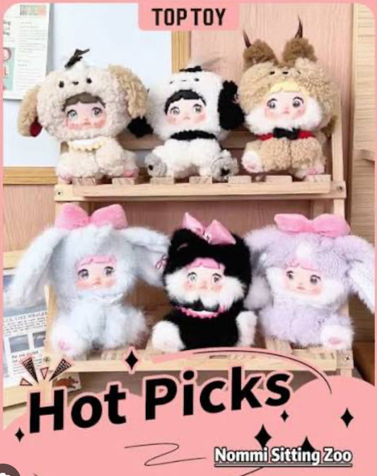 TOP TOY Nommi Sitting Zoo Sealed Case (6 blind box dolls per) FREE SHIPPING BULK MOQ 3 CASES TOP TOY